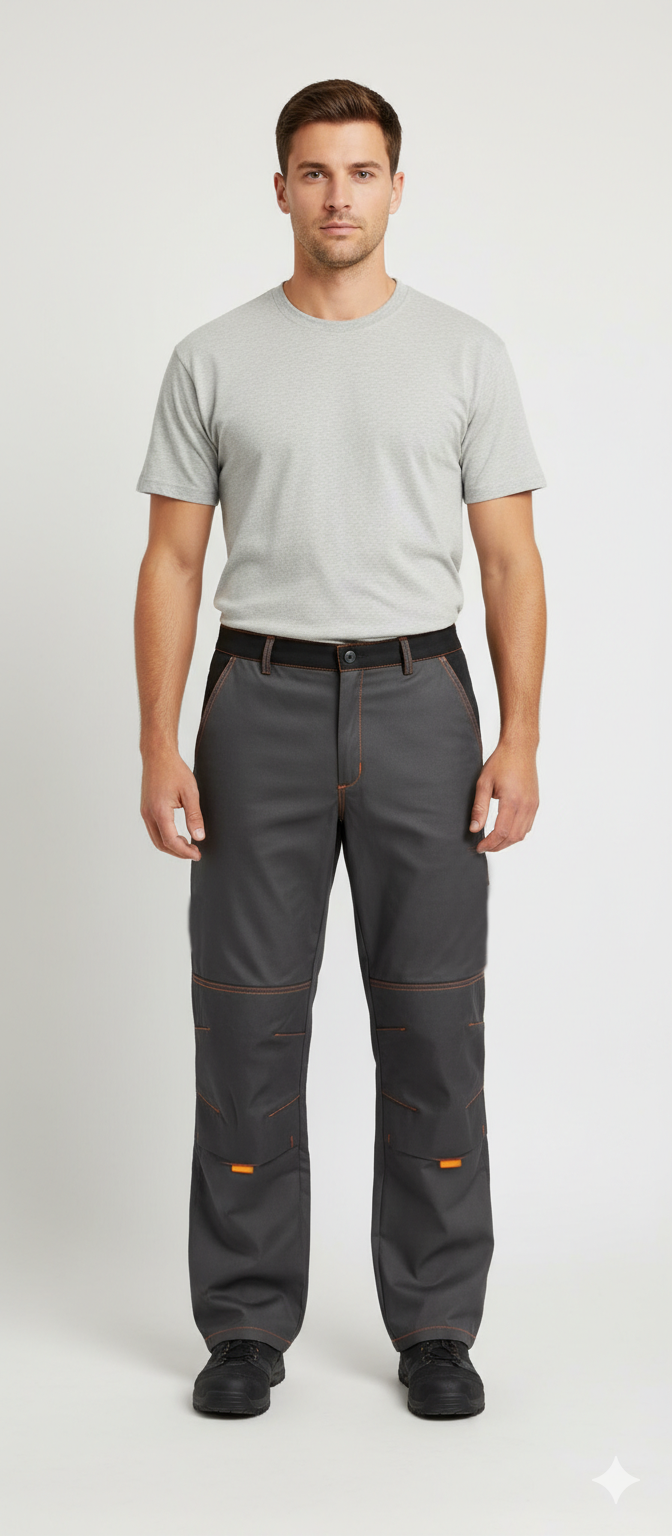 фото Брюки Патриот т.серый/черный 