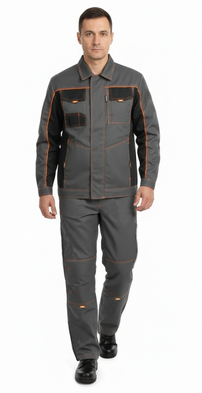 фото Куртка Патриот т.серый/черный 