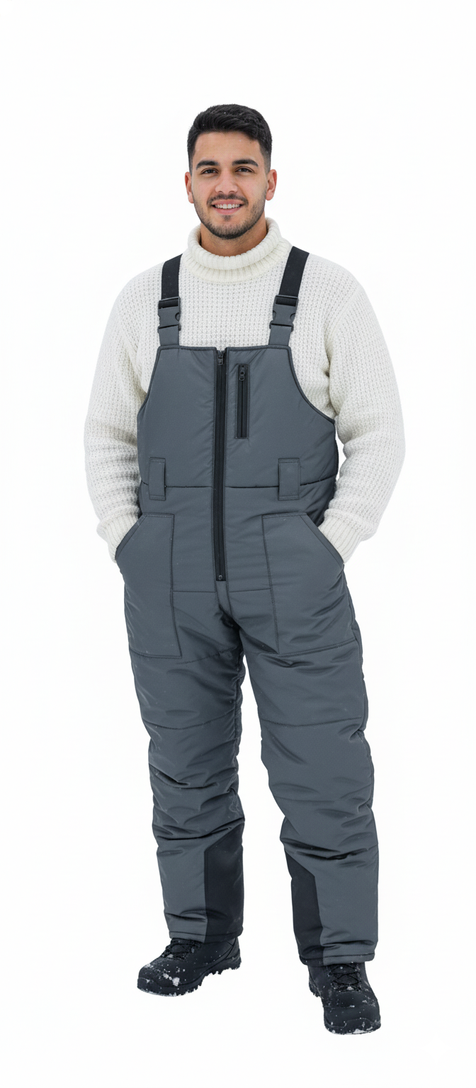 фото Костюм Специальный арт 2 утепленный серый/черный мужской (Минпромторг)