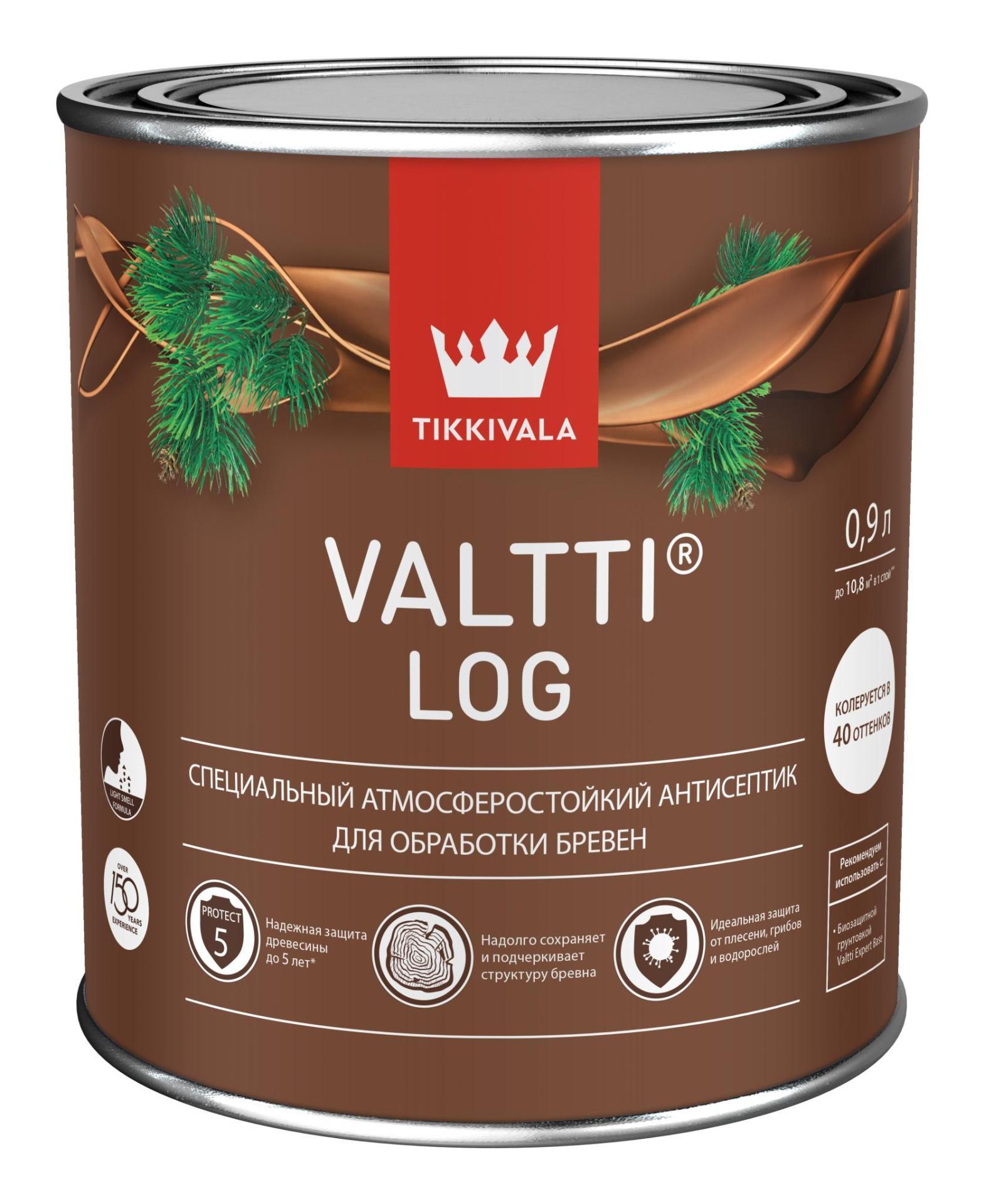 фото Антисептик Valtti Log EC 0,9л Tikkurila