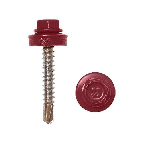 фото Саморез кровельный 4,8*29мм вишня 250 шт