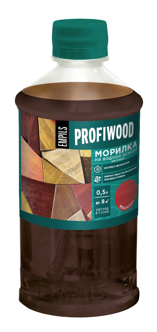 фото Морилка ВД красное дерево 0,5кг/0,5л Profiwood Эмпилс/10