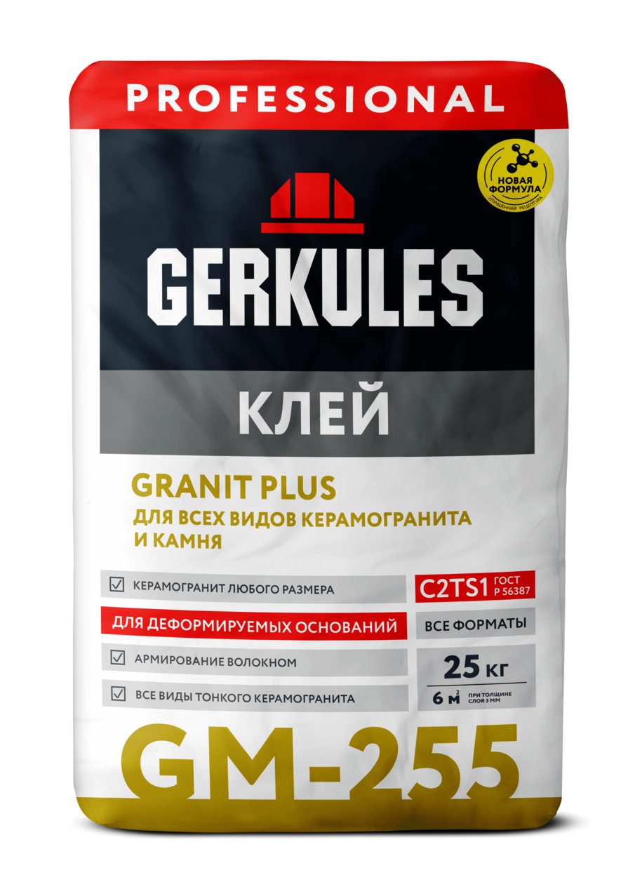 фото Клей GRANIT PLUS PRO GM-255 25кг Геркулес/56 