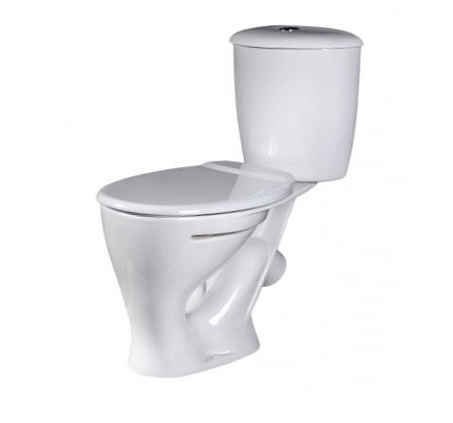 фото Унитаз-компакт Универсал Обь нижняя подводка с арматурой и сиденьем