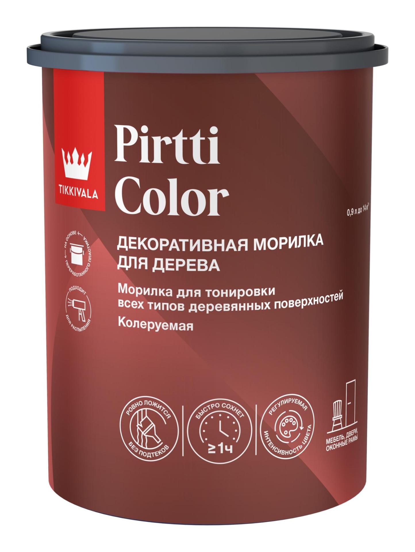фото Морилка Pirtti Color Ep 0,9л Tikkurila 