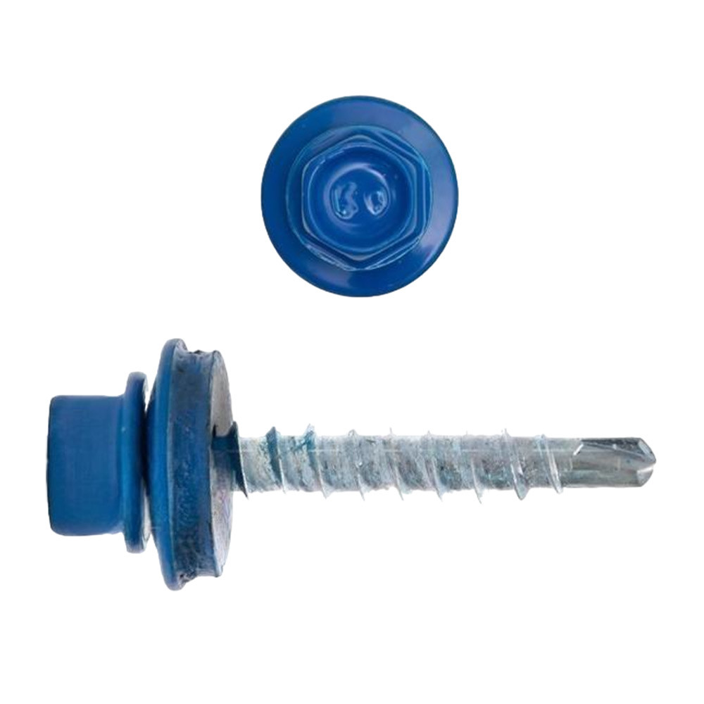 фото Саморез кровельный 4,8*51(50) синий