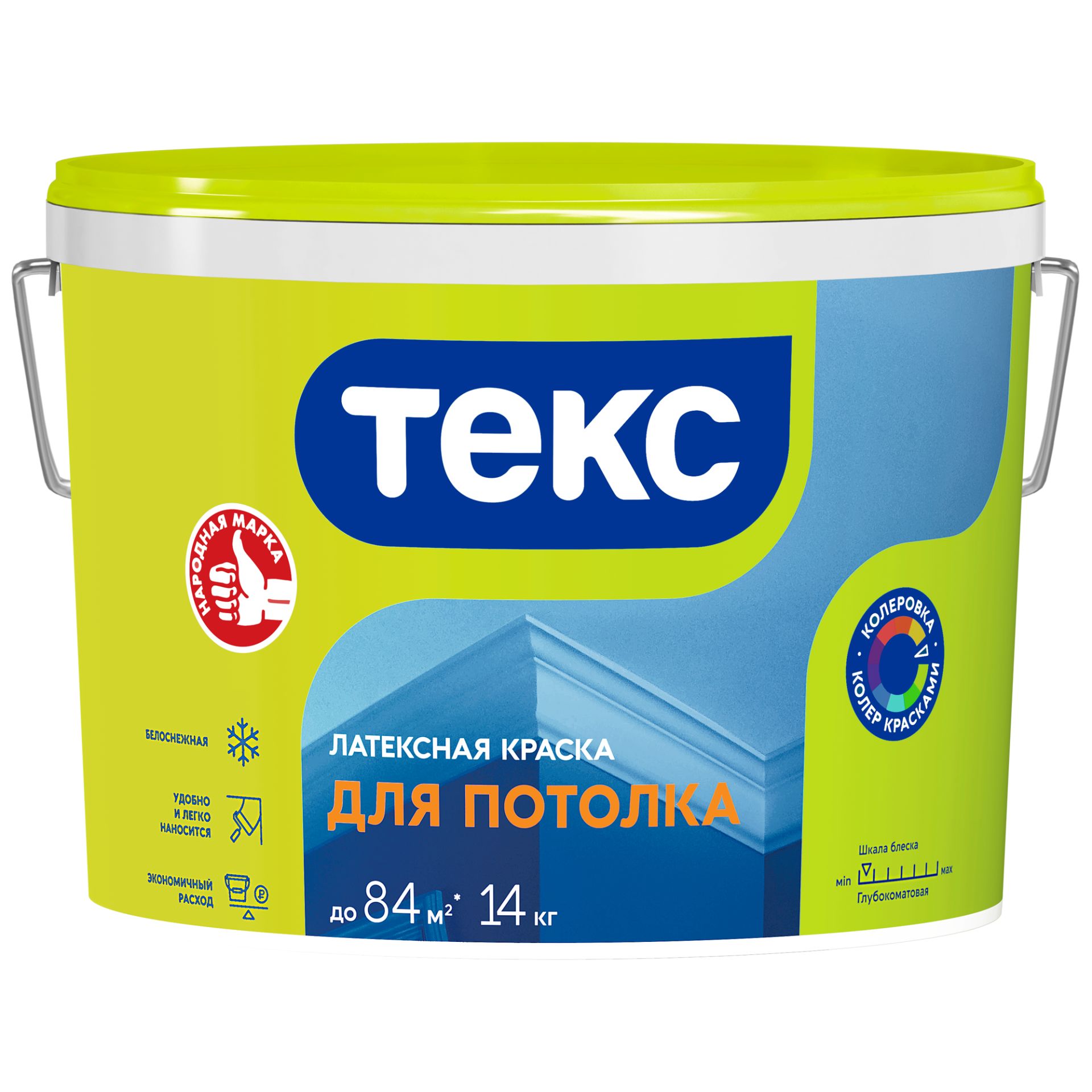 фото Краска ВД для потолка 14,0кг Универсал Текс